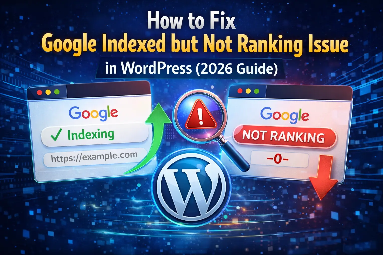 How to Fix Google Indexed but Not Ranking Issue in WordPress