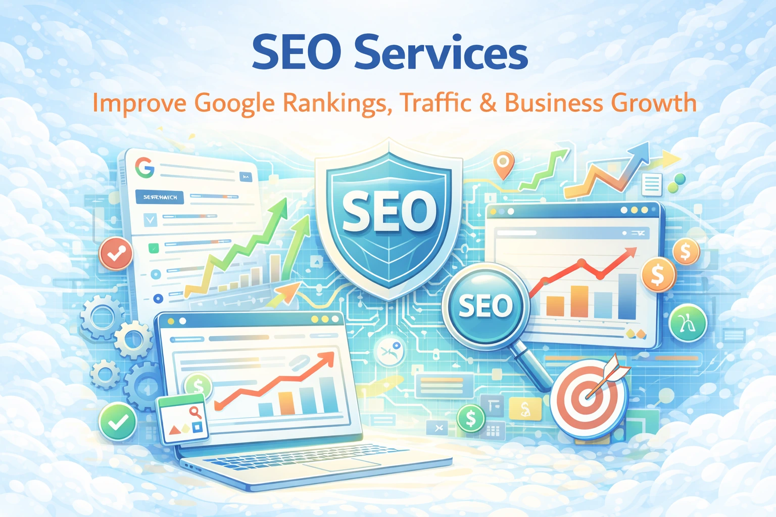 SEO Services – Improve Google Rankings, Traffic & Business Growth