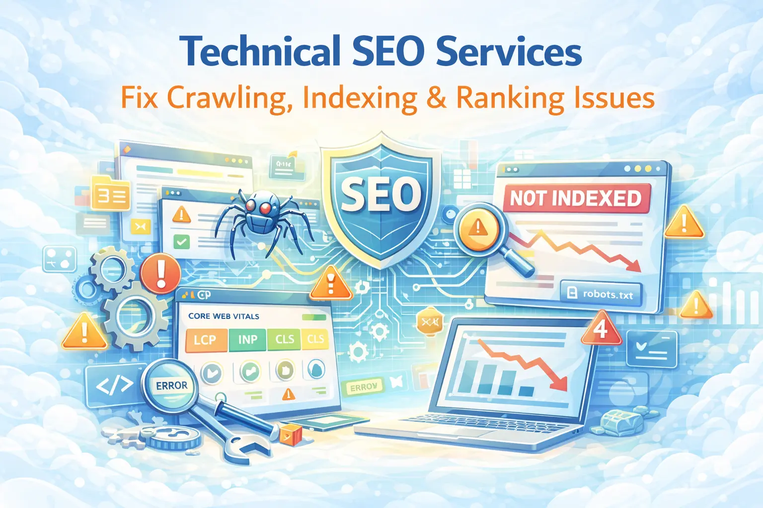 Technical SEO Services: Fix Crawling, Indexing & Ranking Issues